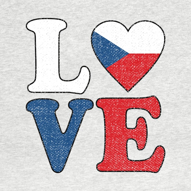 Love Czech Republic Flag Czech Pride by RW